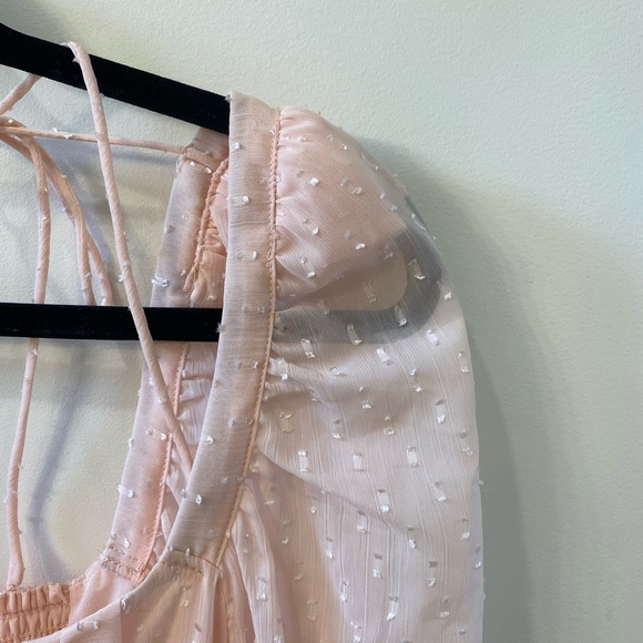 ACOA Pink Peplum Long Sleeve - Picture 4 of 5